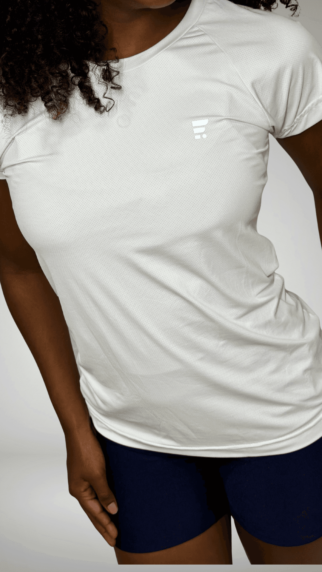 Camiseta Dry Fit Feminina Branca